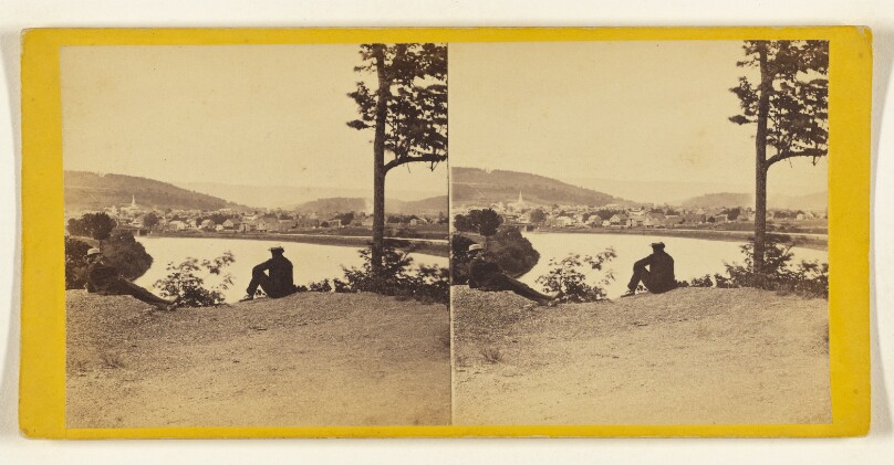 Banks of the Juniata, near Lewistown. [Pennsylvania Central R.R.]