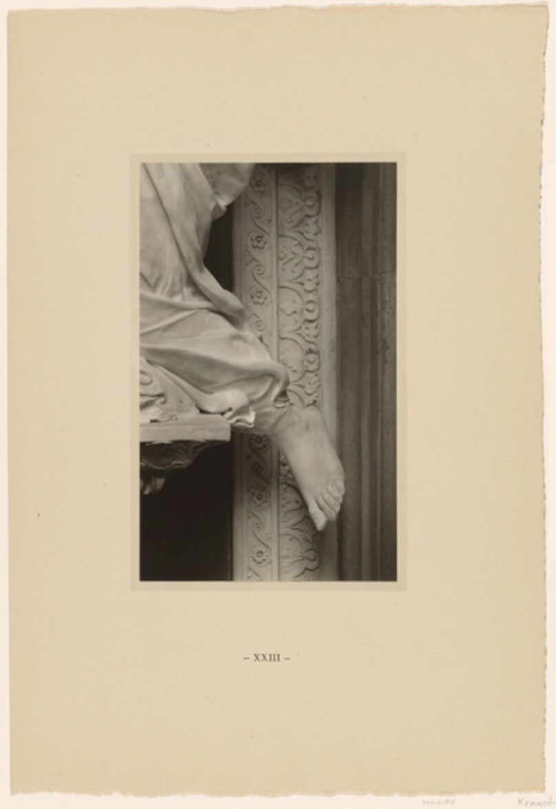 Foot of Angel with Palm, the Tomb of Antonio Rossellino for the Cardinal of Portugal, San Miniato, Florence