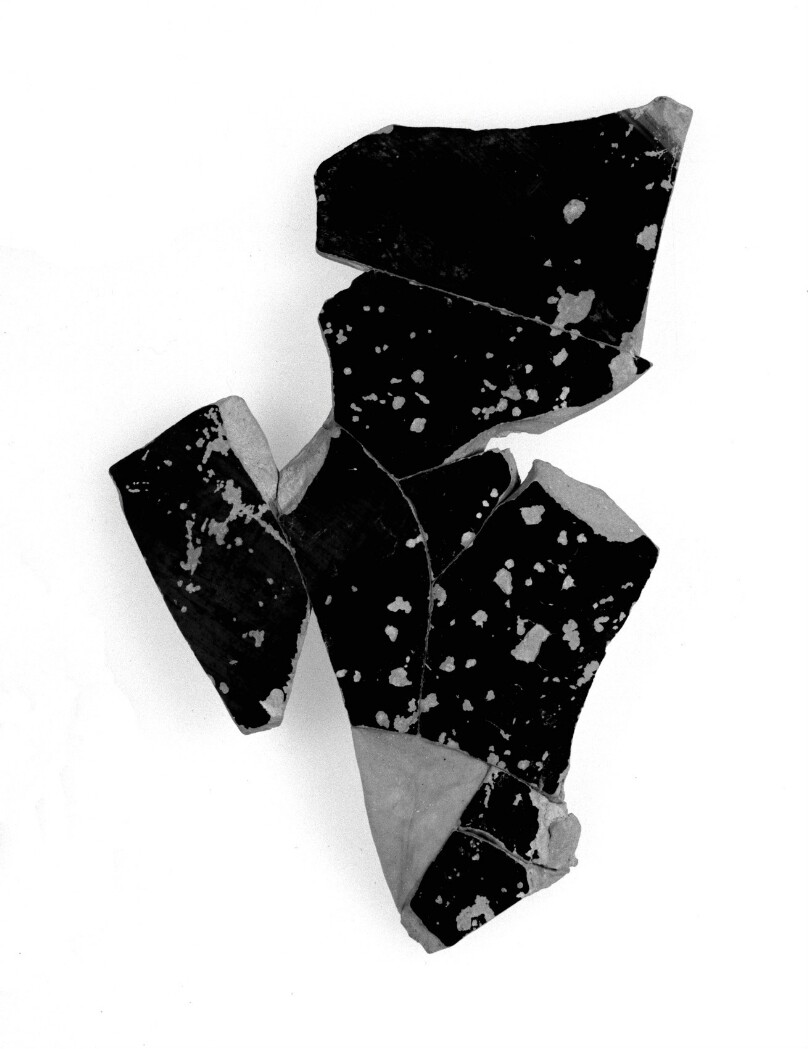 Attic Panathenaic Amphora Fragment (comprised of 8 Joined Fragments)