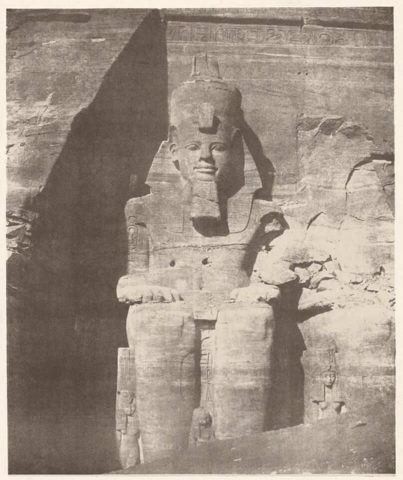 [Colossus from the Temple of Rameses at Abu Simbel]