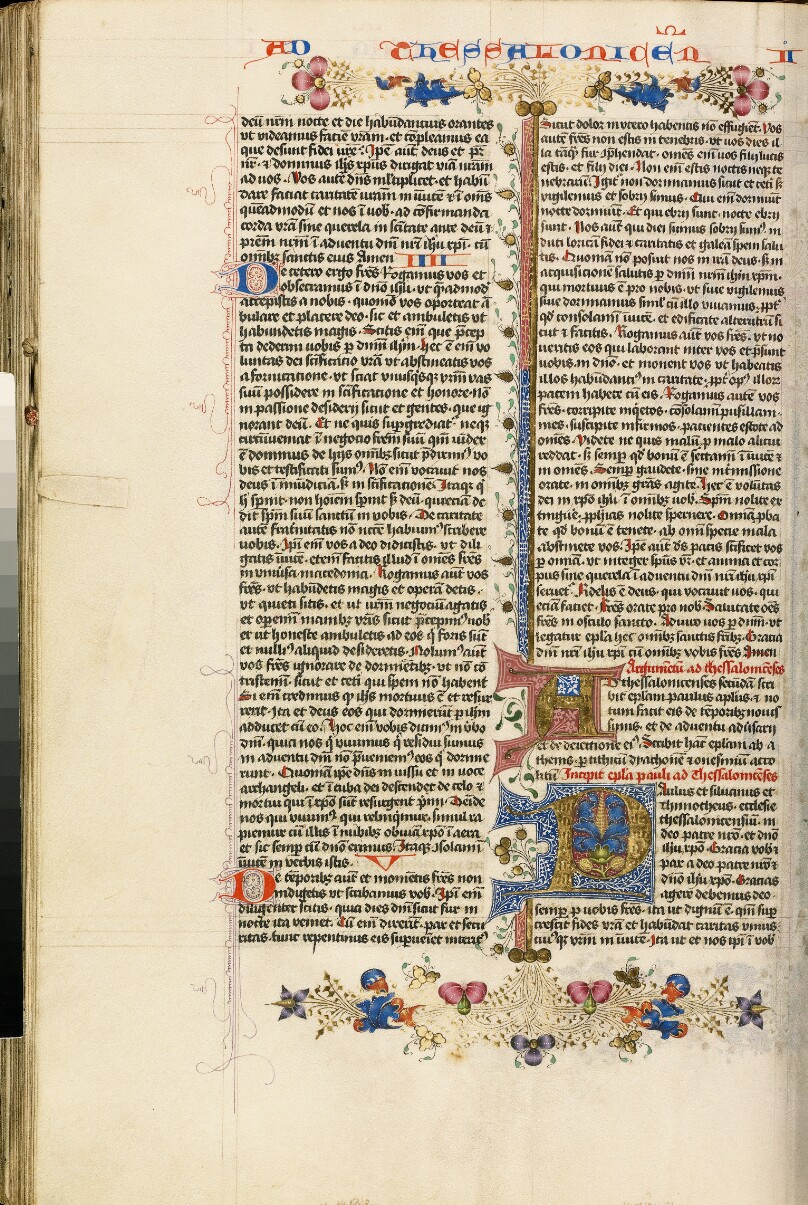 Decorated Initial A; Decorated Initial P