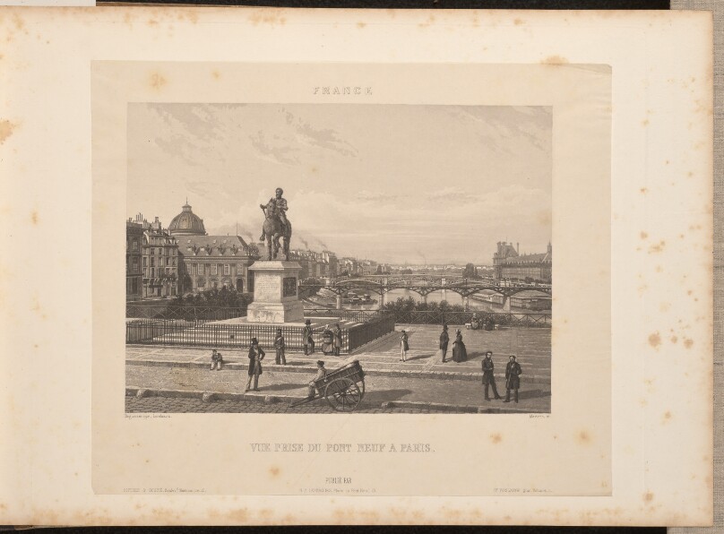 Vue Prise du Pont Neuf à Paris