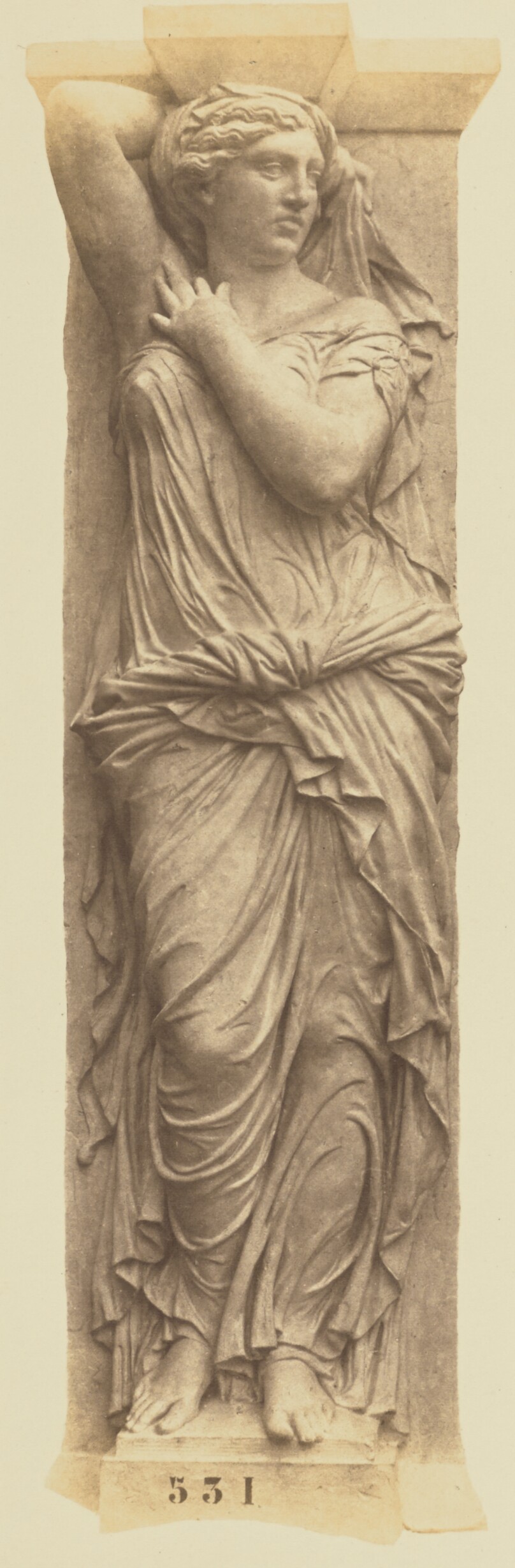 [Caryatid by Jules Cavelier, Decoration of the Louvre, Paris]