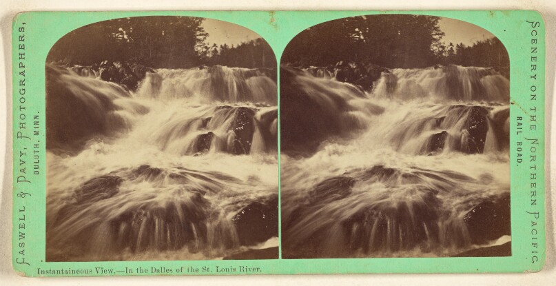 Instantaineous [sic] View. - In the Dalles of the St. Louis River.