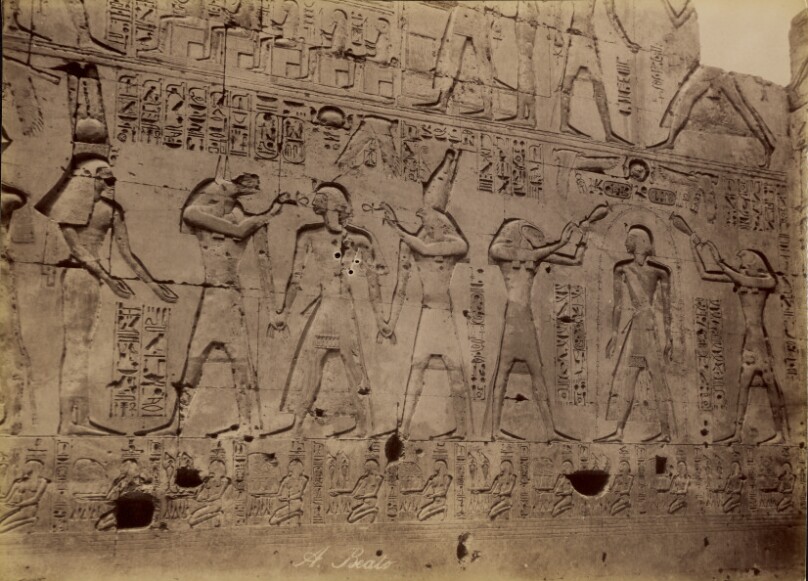 [Abydos, Purification of the King] / [Abydos, Purification de Roi]