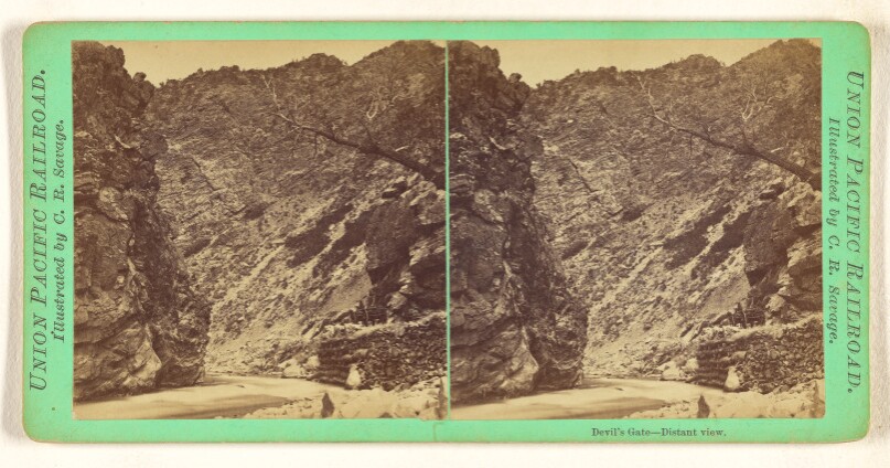 Devil's Gate - Distant view.