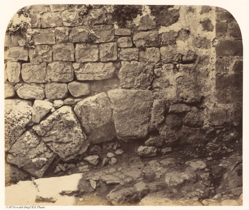 Portion of an Old Arch at the S.W. End of the Bazaars