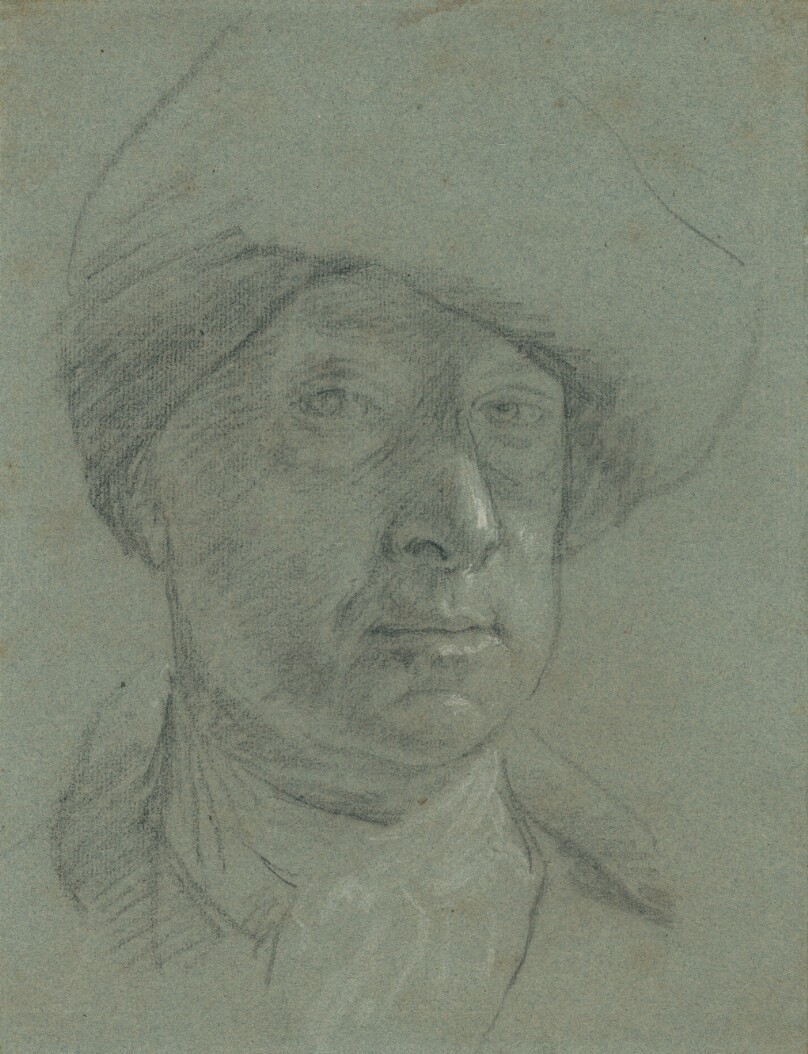Self-Portrait Wearing a Cloth Hat