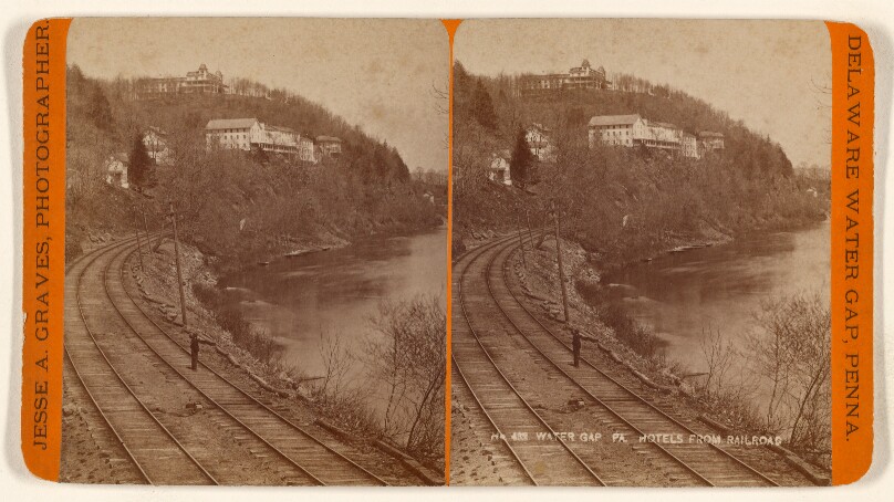 Water Gap Pa. Hotels from Railroad