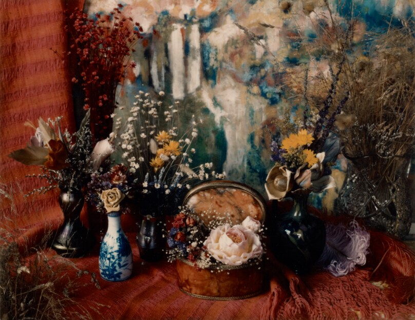 [Still Life with Marie Cosindas' Painting]