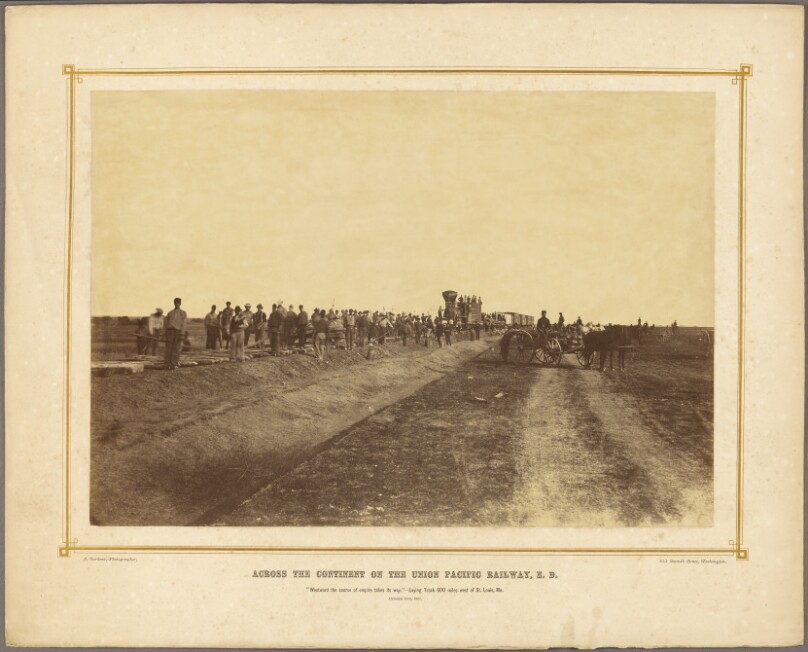 "Westward The Course of Empire Takes Its Way": Laying Track 600 Miles West of St. Louis, Missouri
