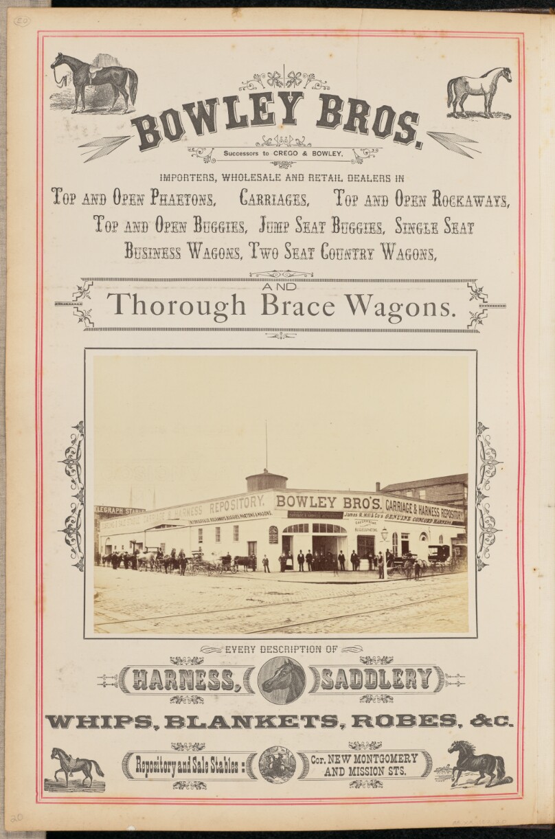 [Bowley Brothers, San Francisco]