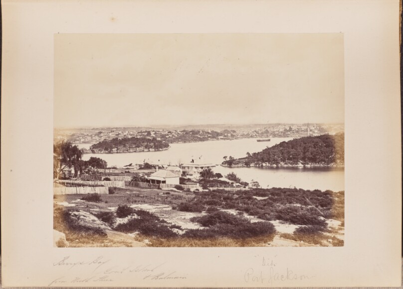 Berrys Bay, Goat Island, and Balmain, from North Shore