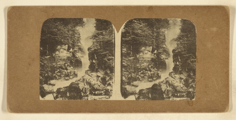 Cascade du Dard. Valley of Chamonoux [sic].