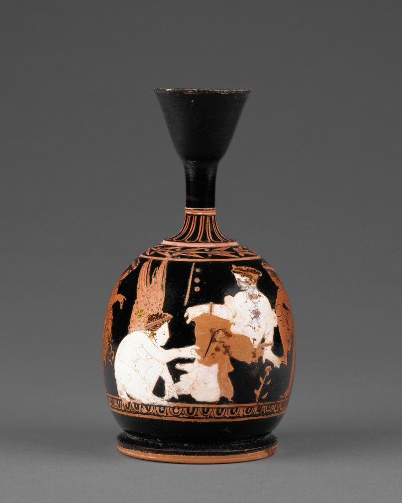 Attic Red-Figure Squat Lekythos