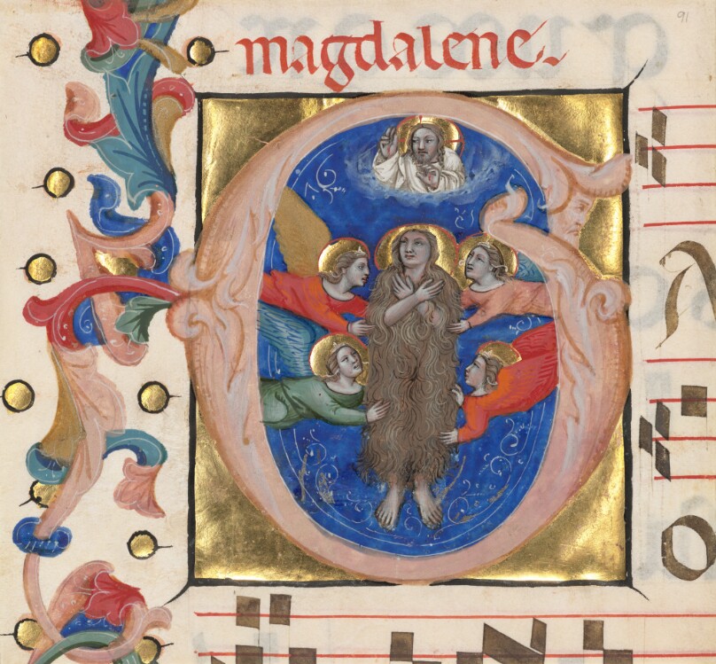 Initial G: The Assumption of Saint Mary Magdalene