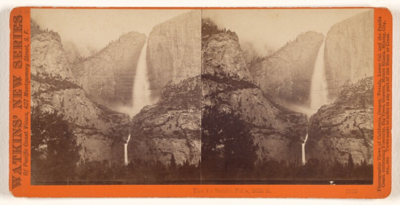 The Yo Semite Falls, 2634 ft.