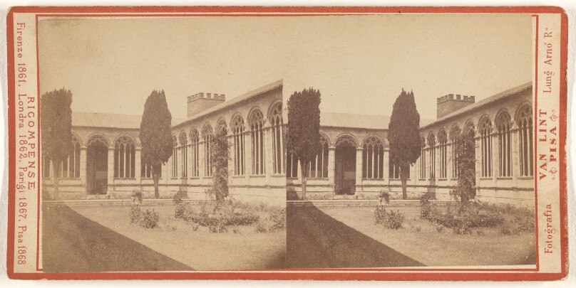 [Courtyard, The Baptistery, Pisa, Italy]