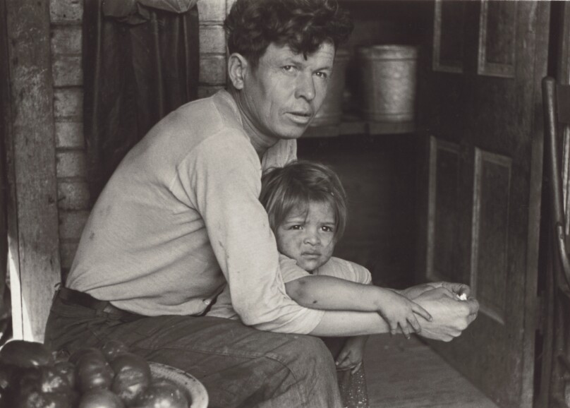 Mexican Miner and Child, West Virginia Coal Fields