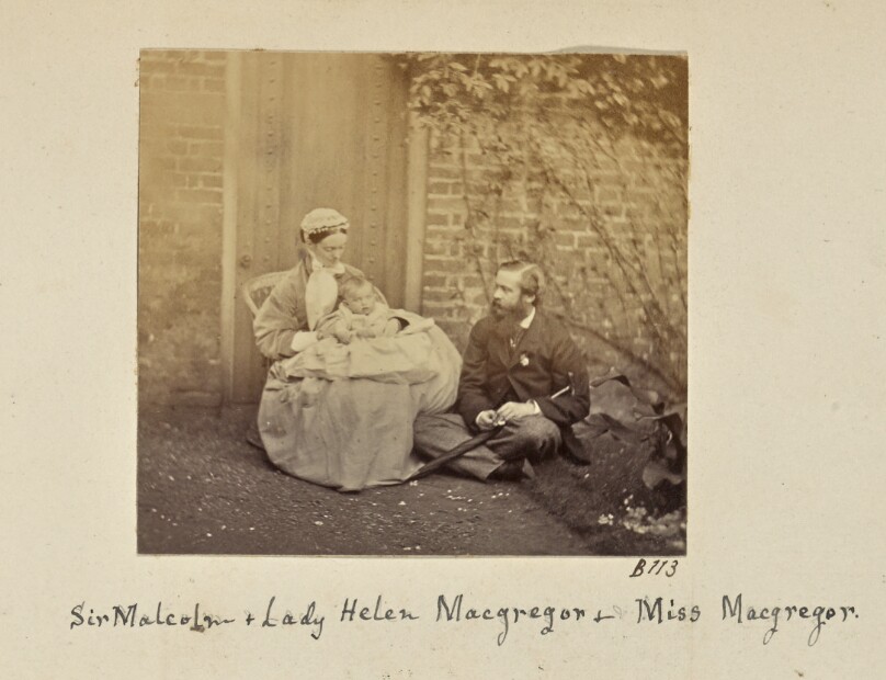Sir Malcolm & Lady Helen Macgregor & Miss Macgregor
