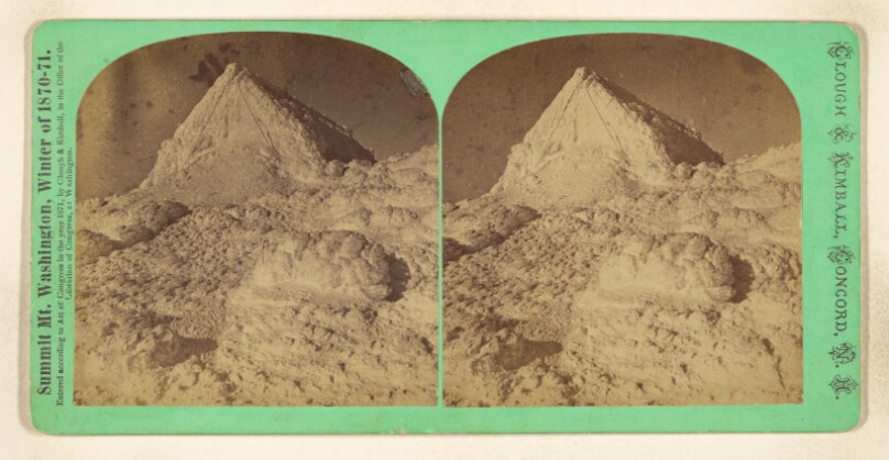 Tip Top House, frost two feet thick. [Mt. Washington, N.H.]