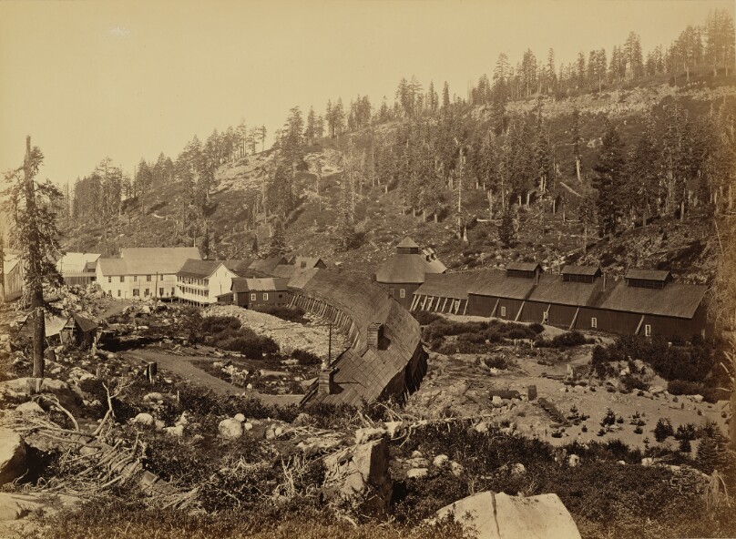 Summit Station with West End of Tunnel, C.P.R.R.