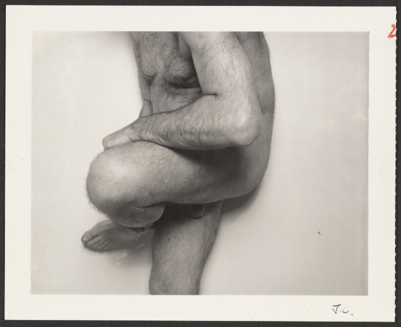 Self-Portrait with Knee Up, Variation 2