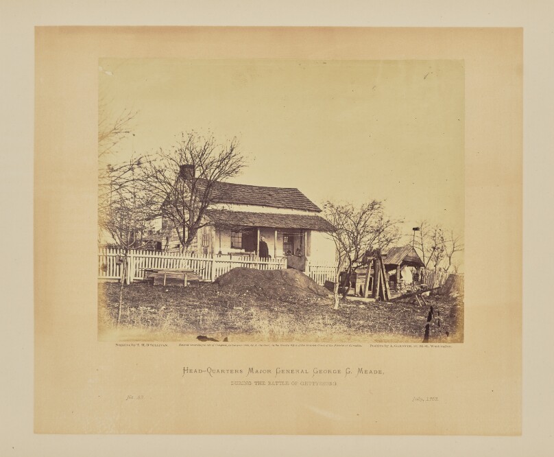 Head-Quarters Major General George G. Meade, during the Battle of Gettysburg