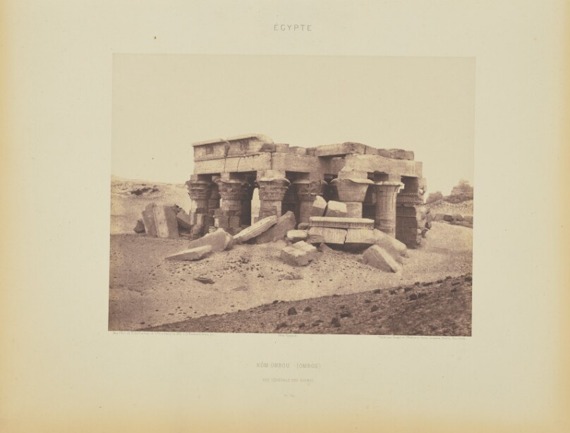 Kôm-Ombou (Ombos). Vue Générale des Ruines