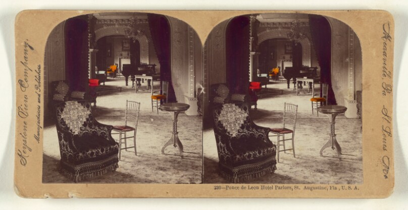 Ponce de Leon Hotel Parlors, St. Augustine, Fla, U.S.A.