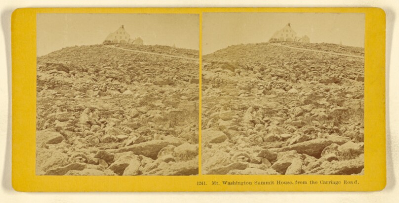 Mt. Washington Summit House, from the Carriage Road.