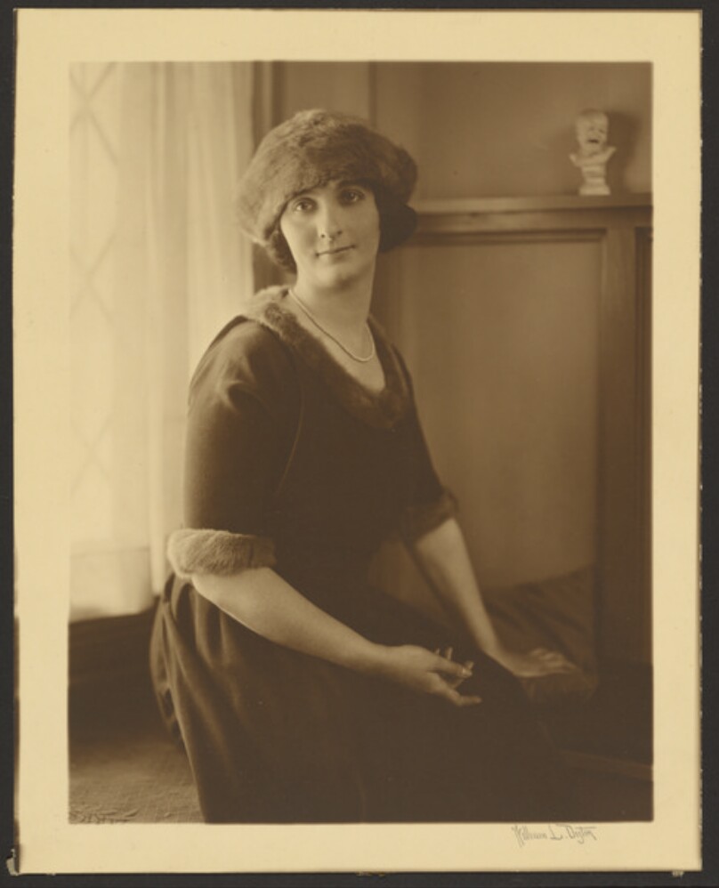 [Portrait of a Woman Wearing a Fur Hat]