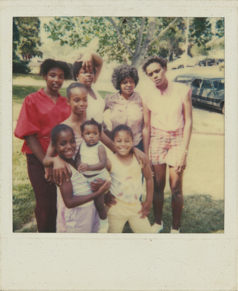 [Group portrait outdoors]