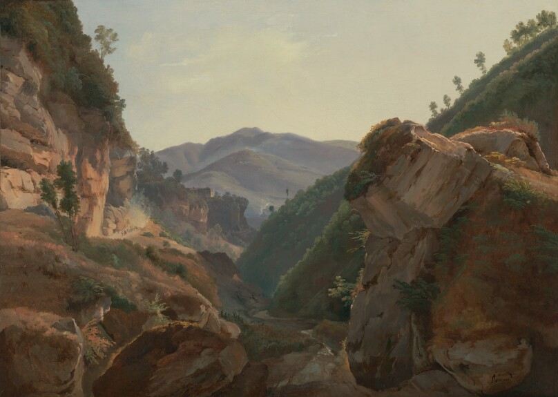 Mountain Landscape with Road to Naples