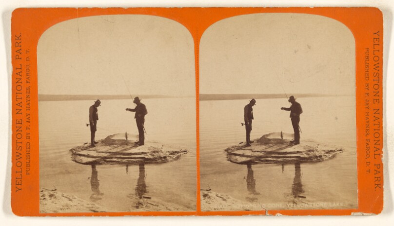 Hot Spring Cone, Yellowstone Lake.