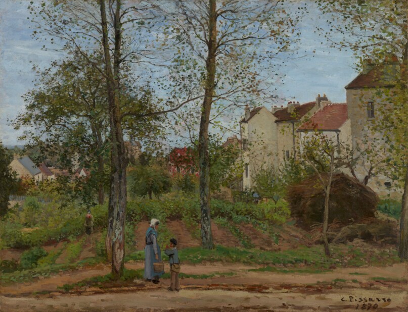 Landscape at Louveciennes (Autumn)