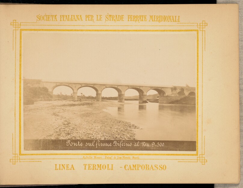 Ponte sul fiume Biferno al chilometro 9 + 500