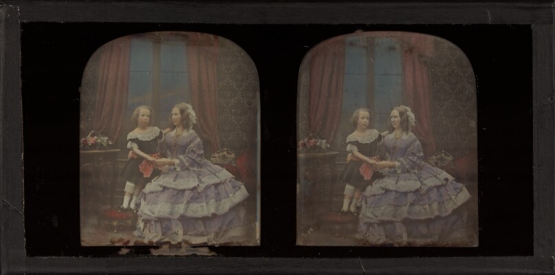 [Portrait of Mrs. Charlotte Ellen Chester and her son Frank Charles Chester]