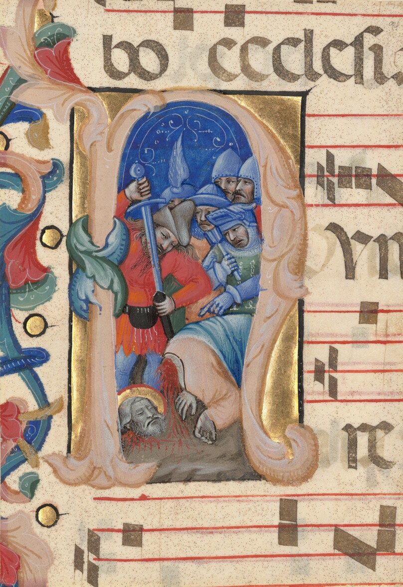 Initial N: The Beheading of Saint Paul