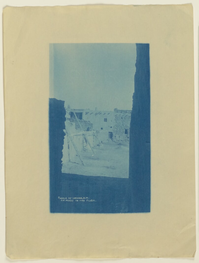 Pueblo of Laguna, N.M.: An Alley to the Plaza