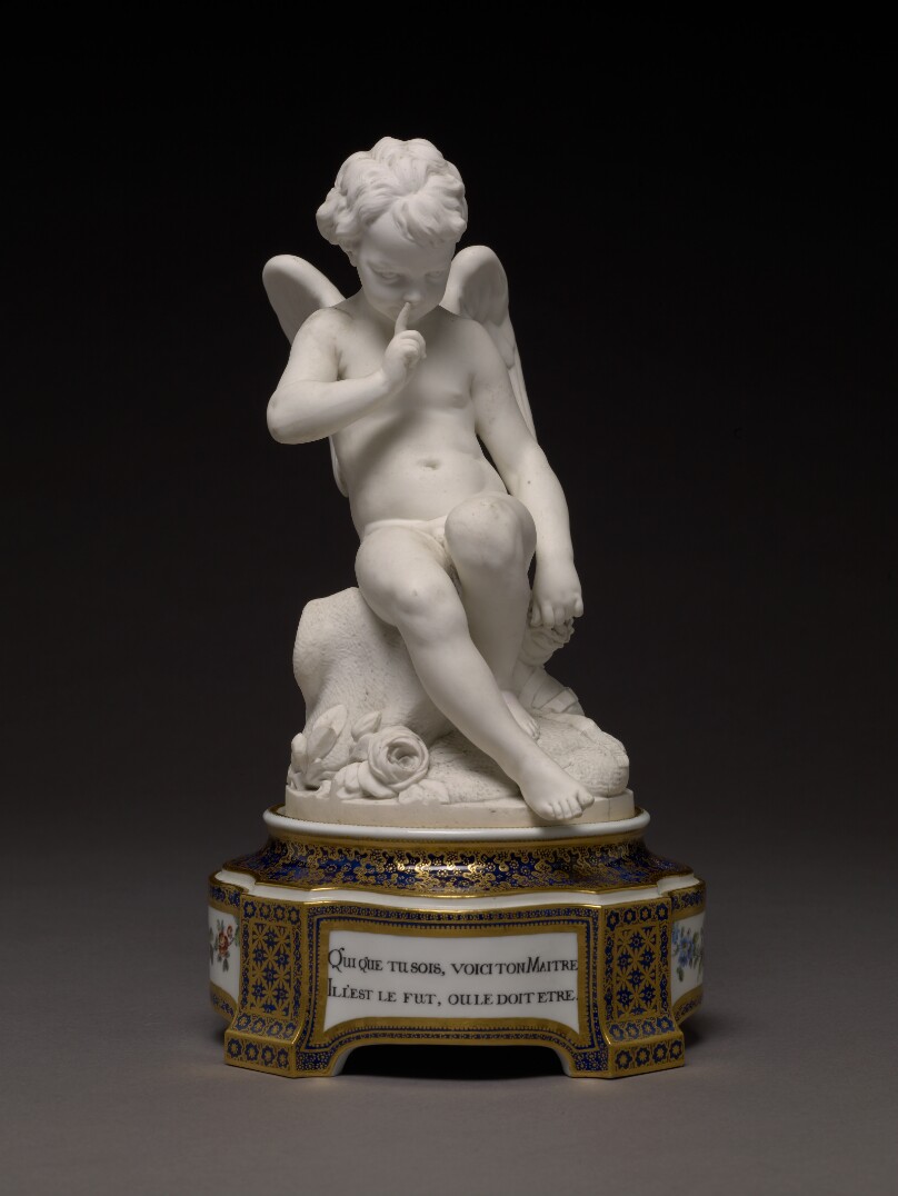 Figure of L'Amour Falconet on Pedestal