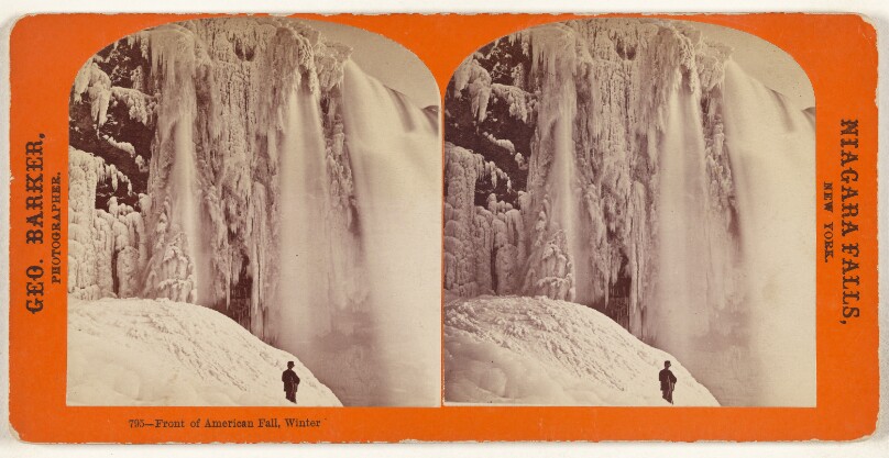 Front of American Fall, Winter
