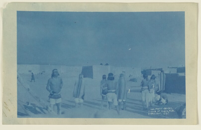 Foot-races, Pueblo of Isleta, N.M.