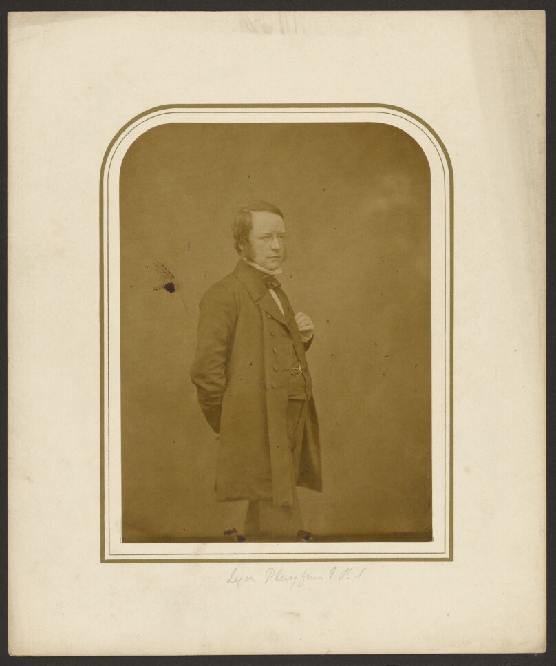 [Lyon Playfair, F.R.S.]