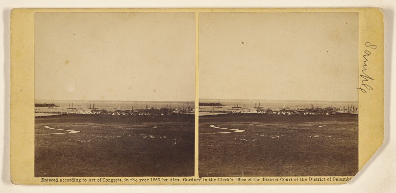Aquia Creek Landing, February, 1863./[Potomac River, below Washington, 1862]