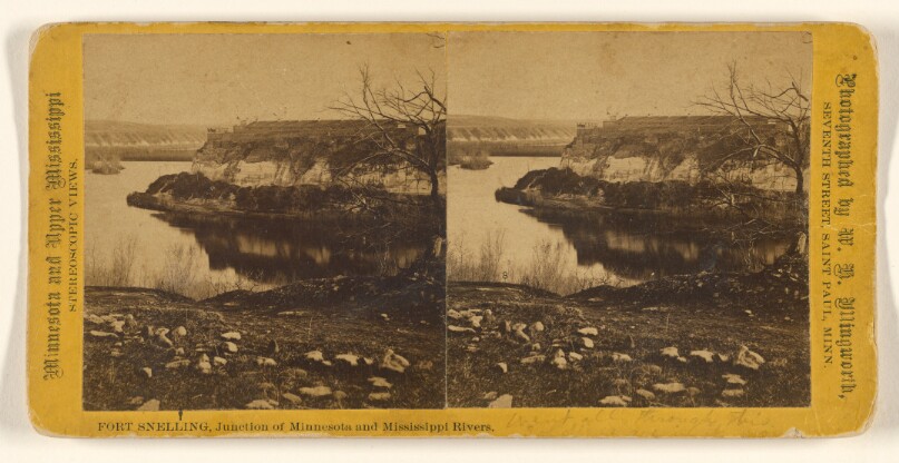 Fort Snelling, Junction of Minnesota and Mississippi Rivers.