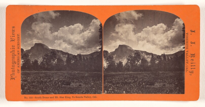 South Dome and Mt. Star [sic] King, Yo Semite Valley, Cal.