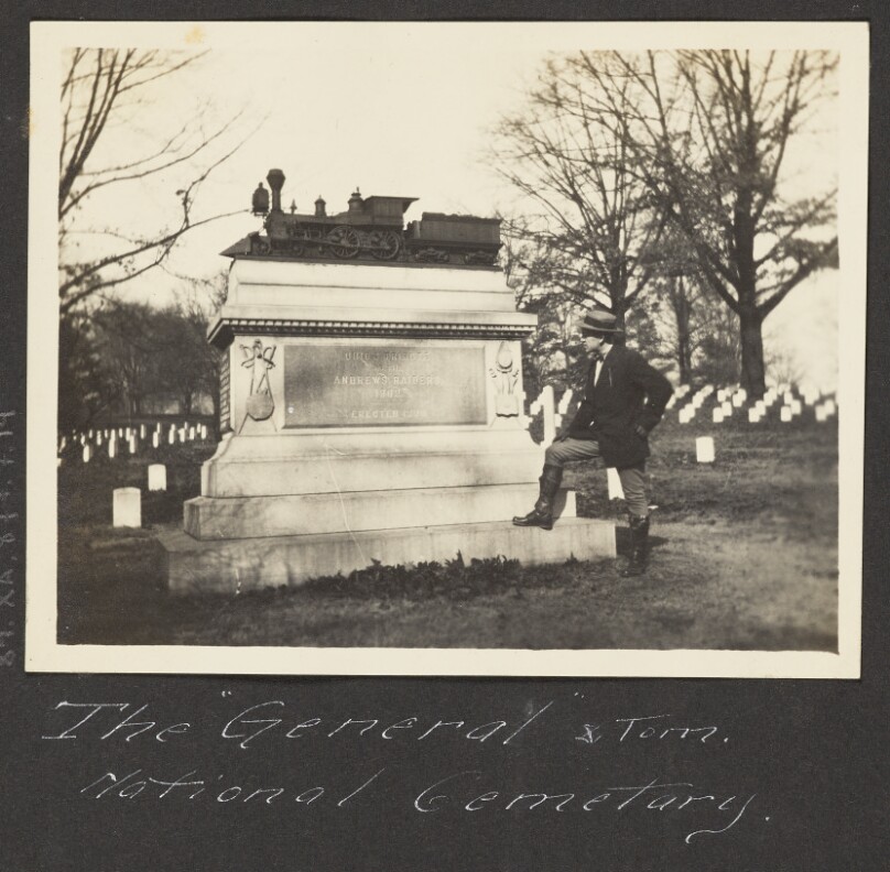 [The "General" and Tom — National Cemetery]
