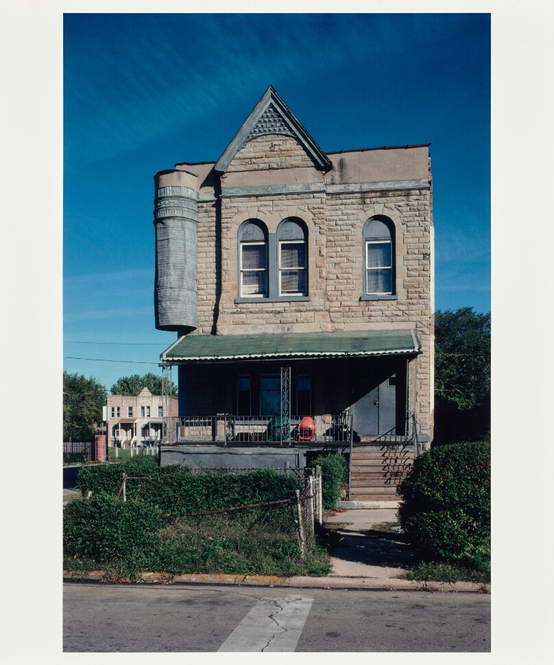 House with Repaired Turret, Saint Lawrence Avenue and 42nd Street, Chicago