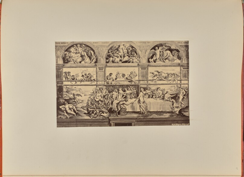 [Engraving after a fresco by Giulio Romano in Palazzo Te]
